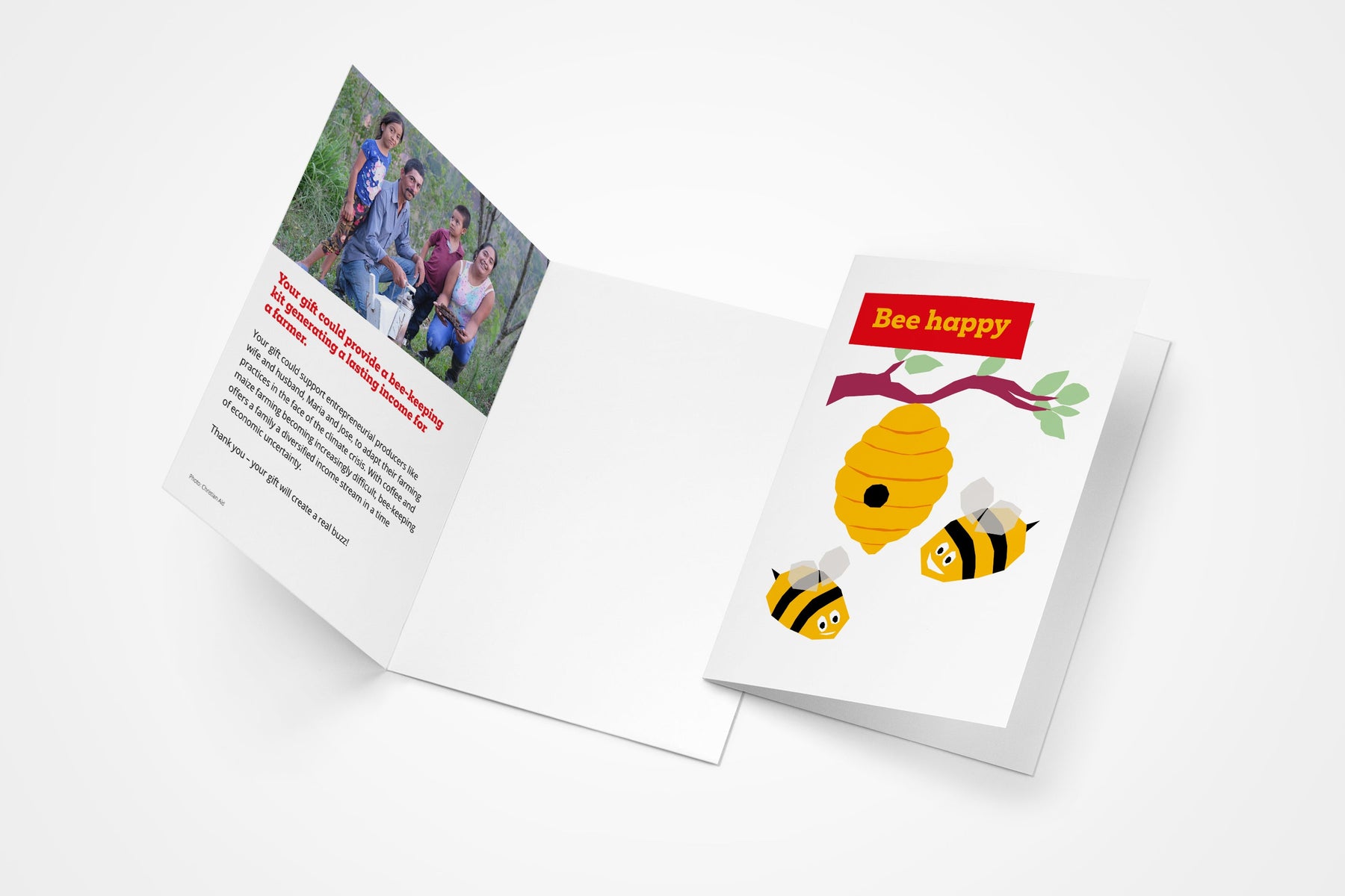 Equip a bee-keeper (E-card)